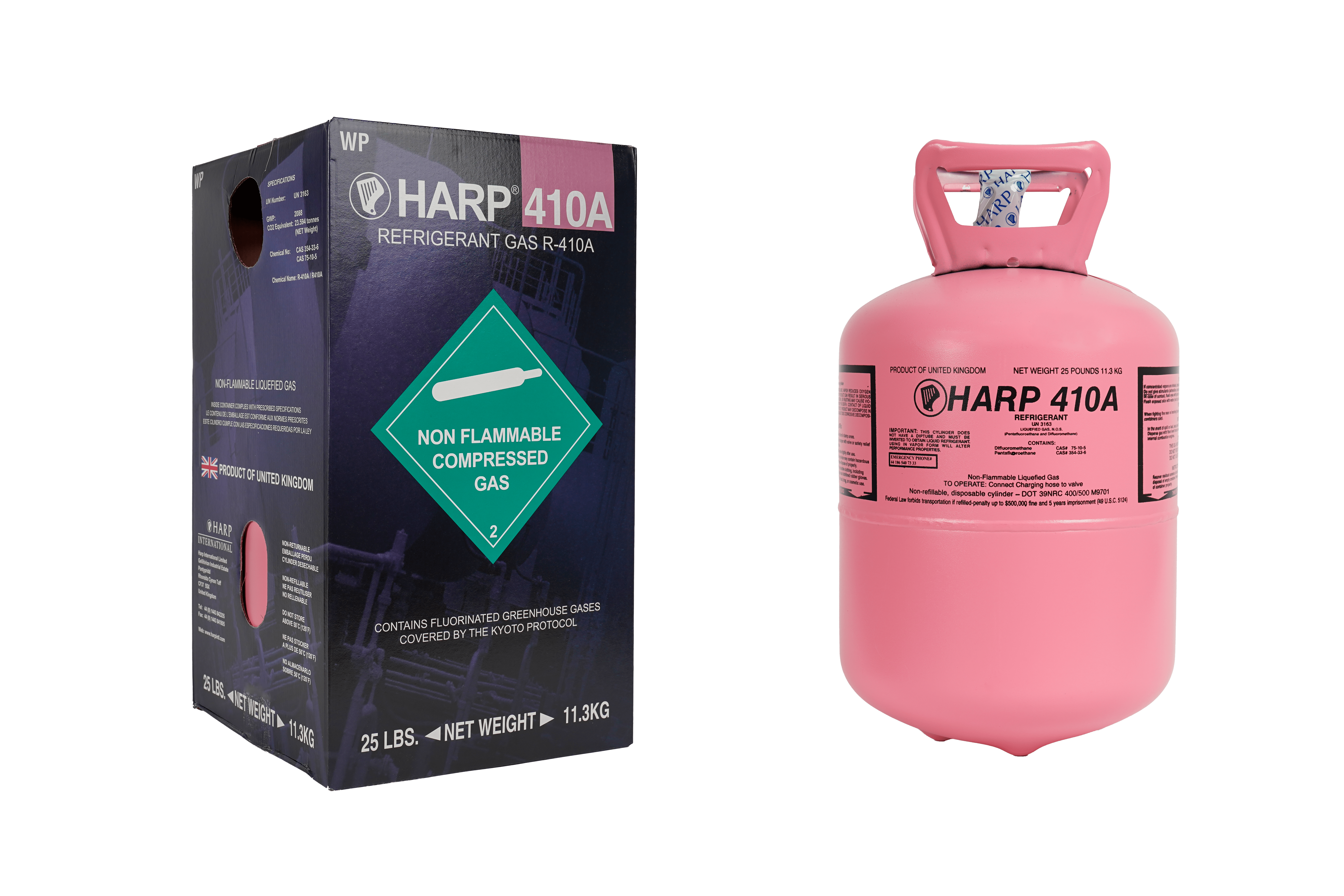 Refrigerant HARP R-410a-11.3 Kg (Made in U.K.)